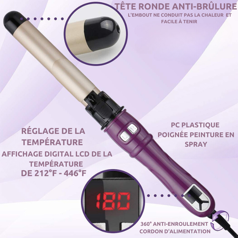 CurlMatic ProWave - Fer à friser rotatif automatique annabellia